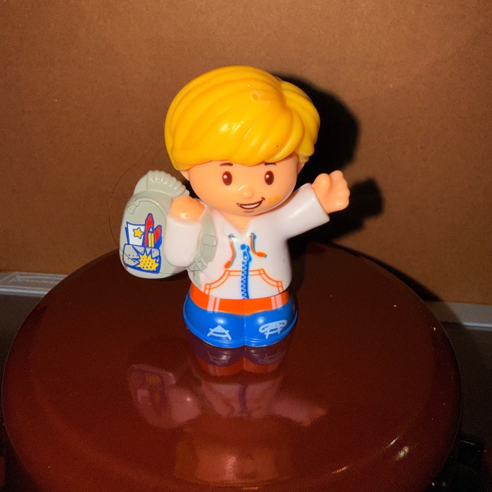 Fisher-Price Little‎ People School Boy Eddie Kids Multicolor Good Backpack